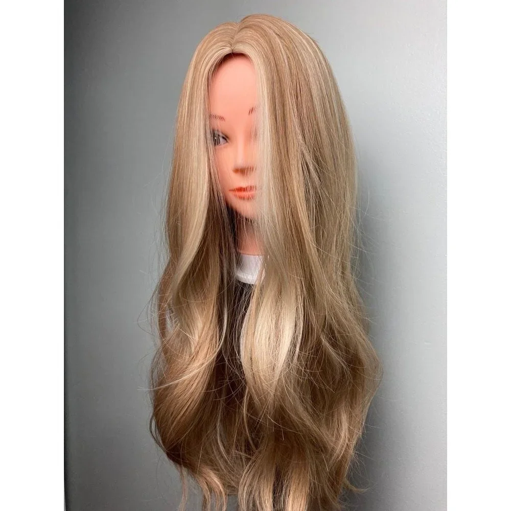 Blonde Wig Middle Part Wig